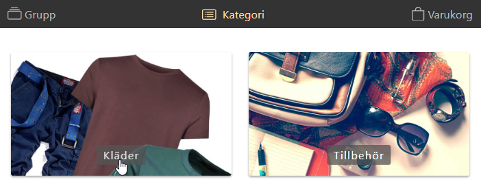Categories in shop 1
