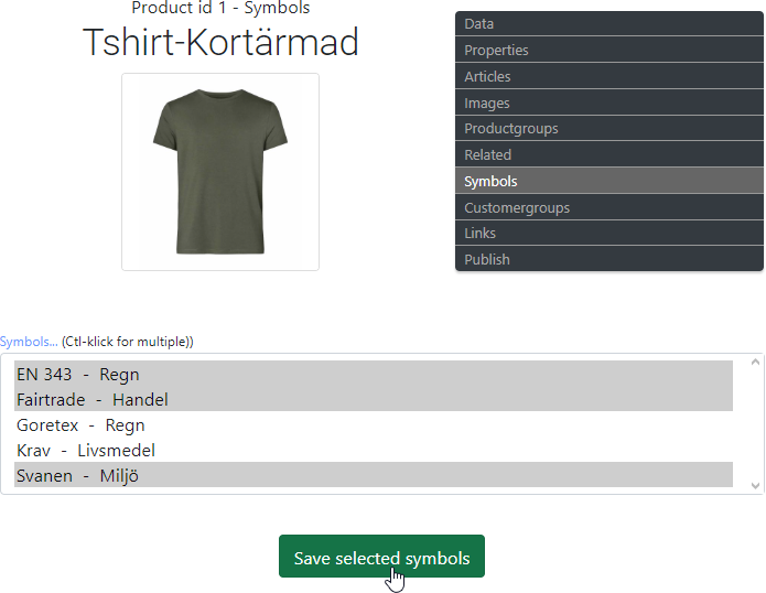 Add symbols