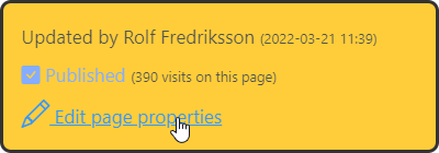 Page info