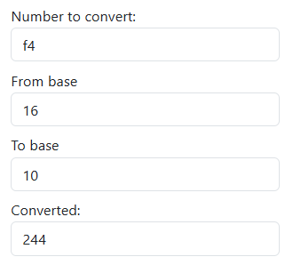 Number converter