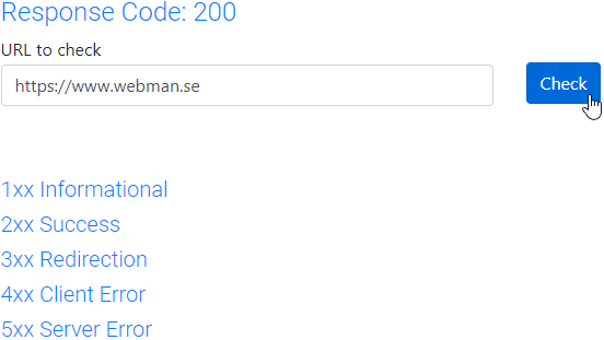 Status codes