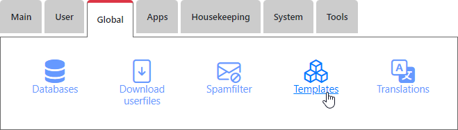 Template settings 1