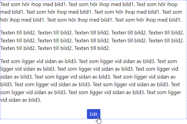 Text i stycken