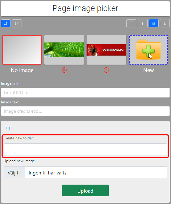 Create image folder 1