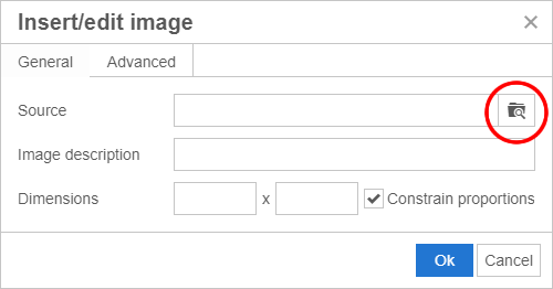 Choose image to insert
